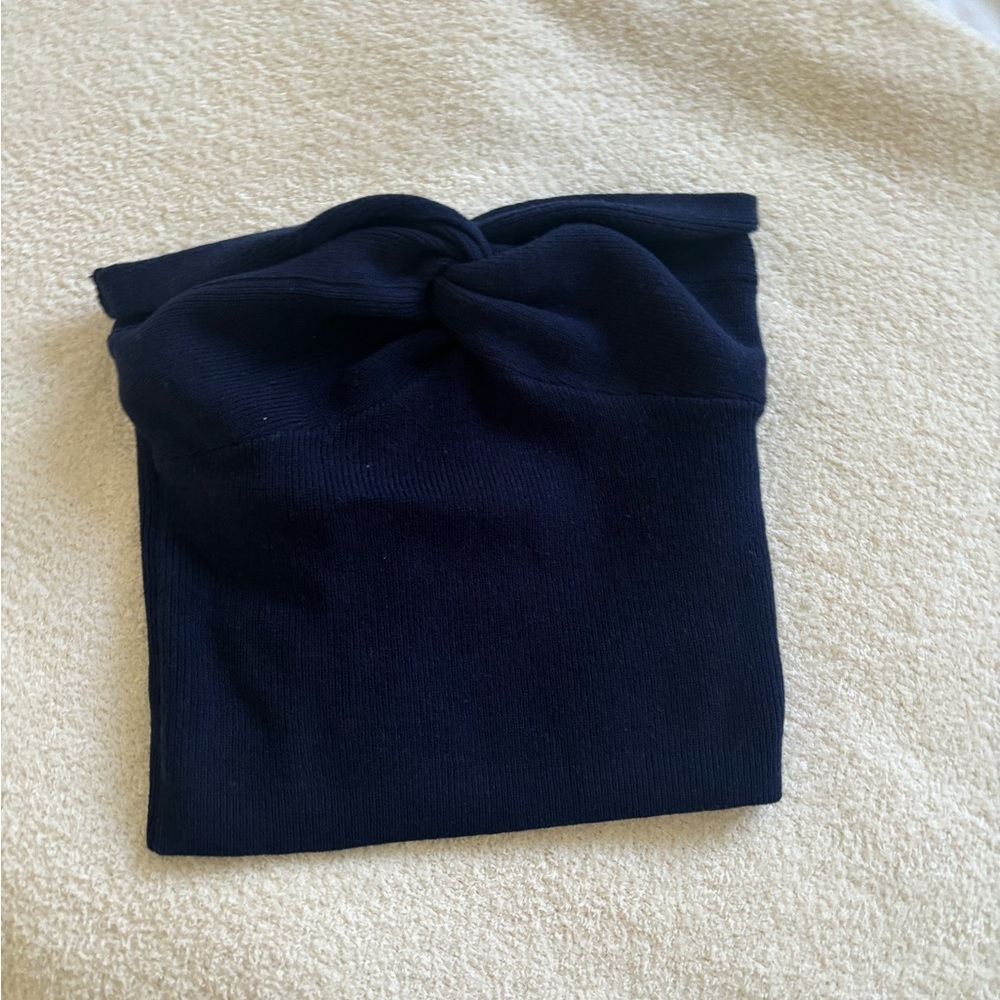Navy tube top
